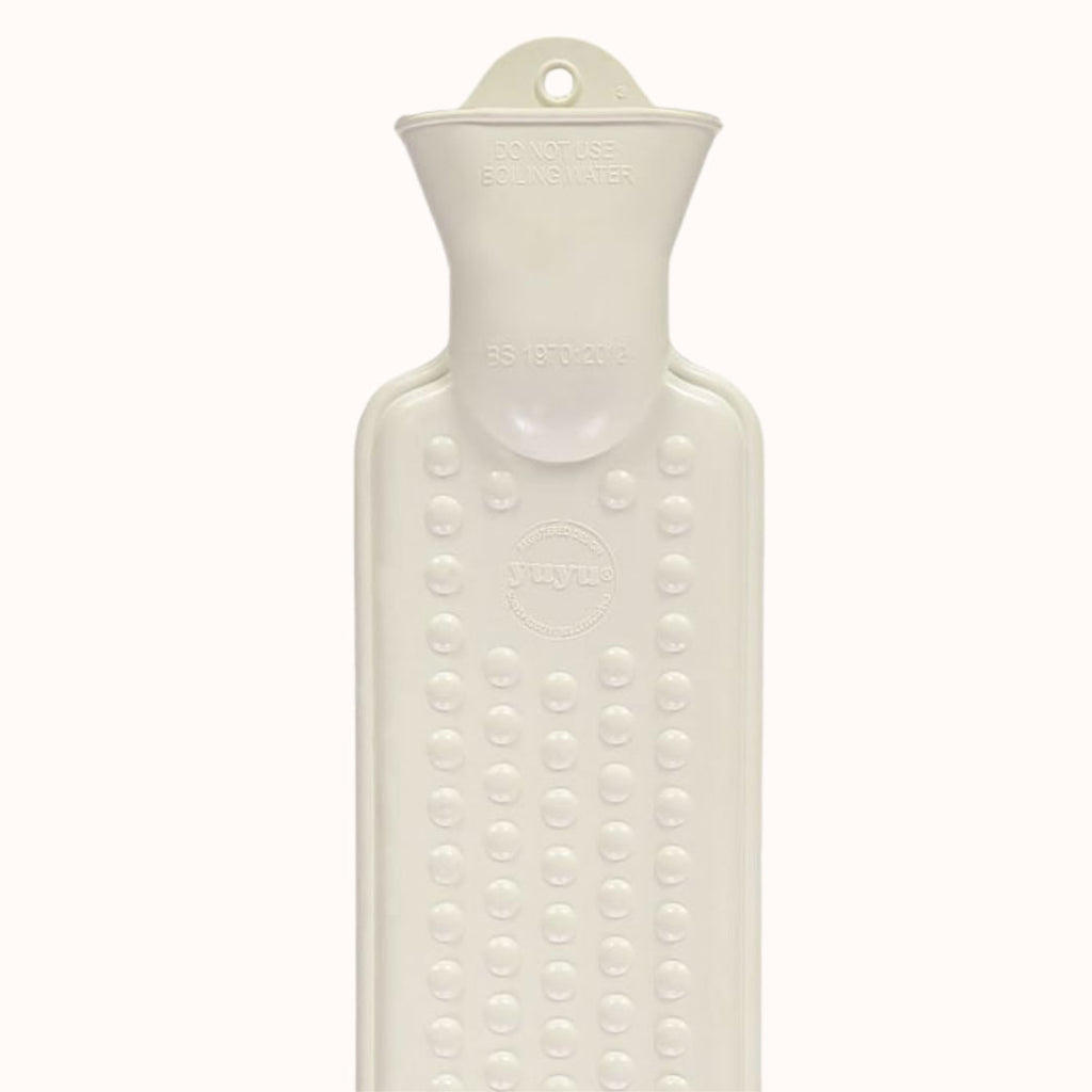 Cream Linens hot warm water bottle